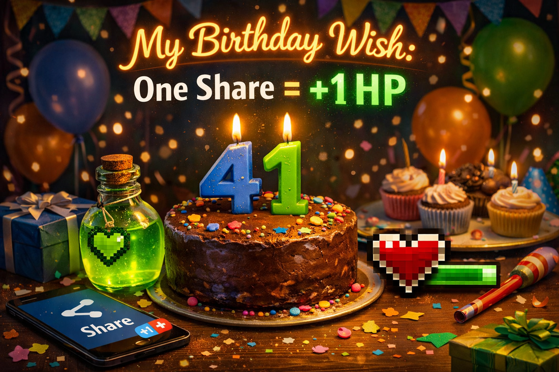 My Birthday Wish: One Share = +1 HP