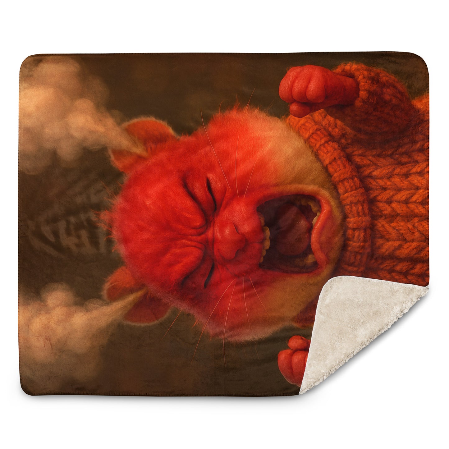 Ralph the Rage Hamster Blanket - I Can't Compute
