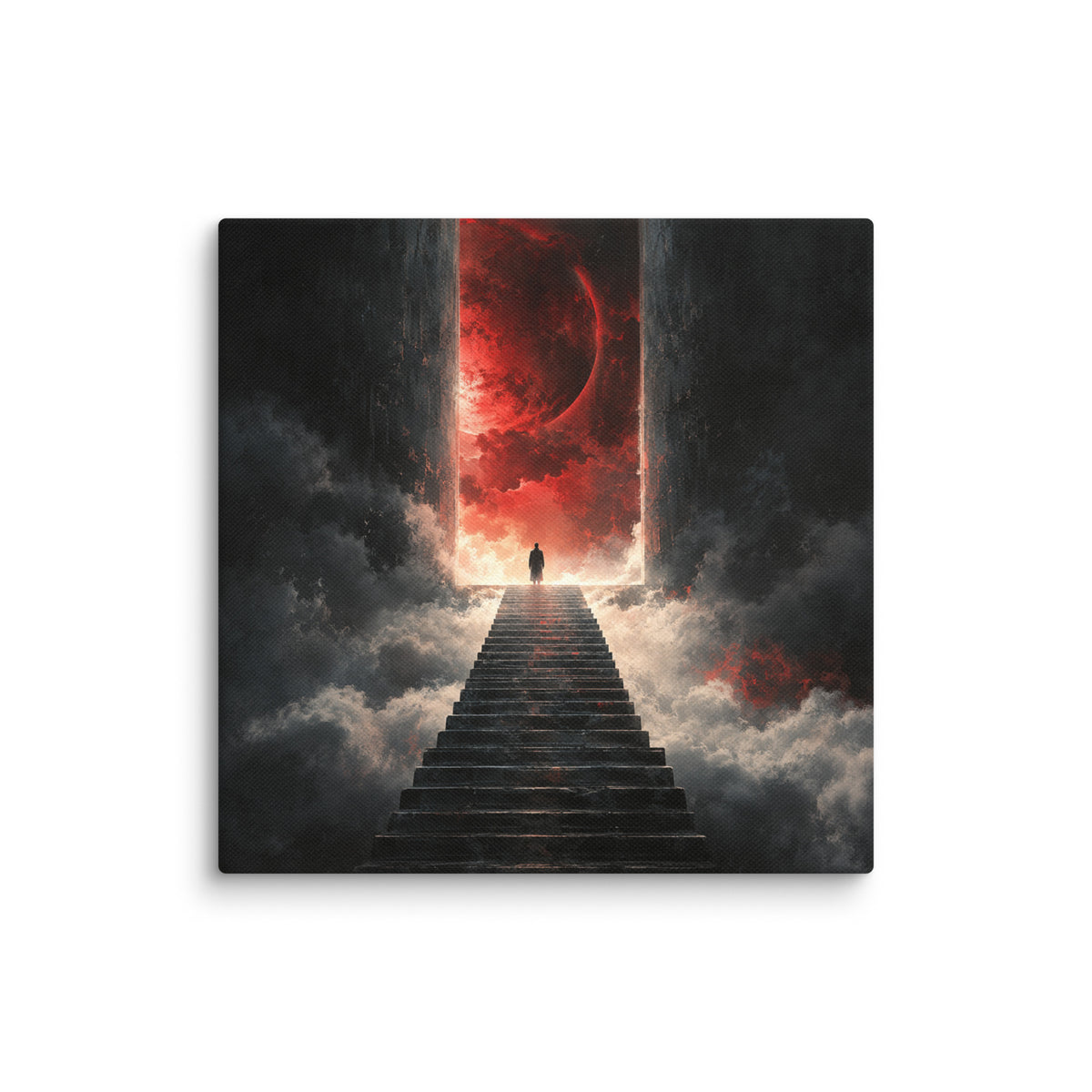 Point of No Return — 12x12 gallery-wrapped canvas, front view