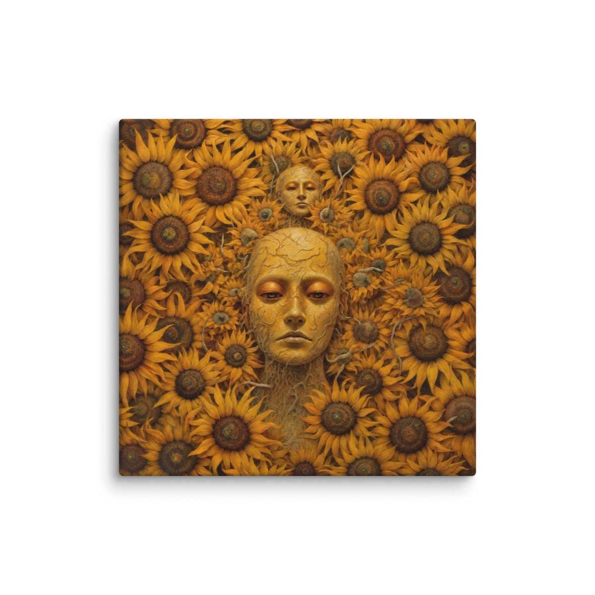 Sunflowerseeds — 12x12 gallery-wrapped canvas, front view